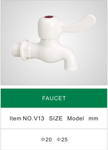 Plastic Faucet, Water Fitting, Pluming Fittings Valve (V13)