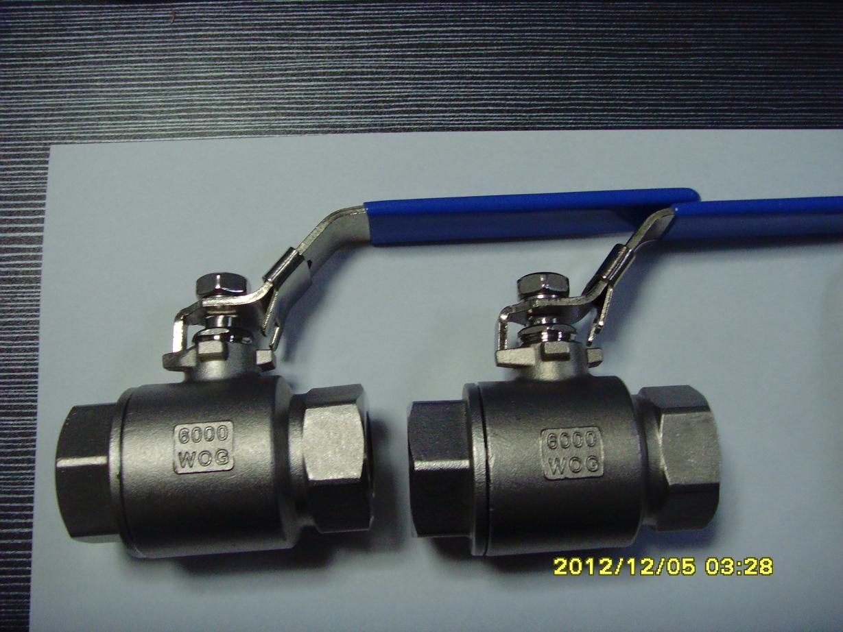 Stainless Steel High Pressure 6000wog Thread Ball Valve