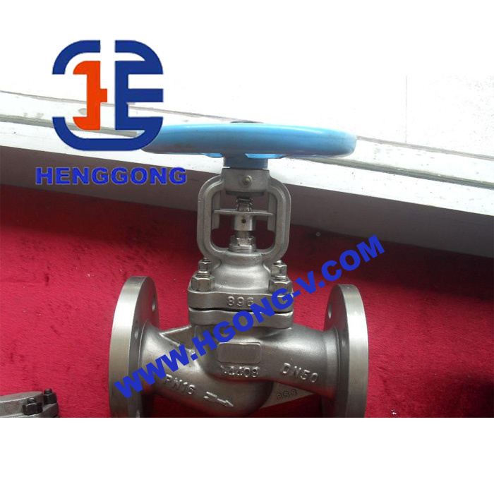 DIN Stainless Steel/Ss304/Ss316 Bellow Globe Valve