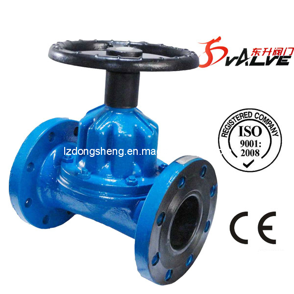 Cast Iron Rubber Lined Straight-Through Diaphragm Valve