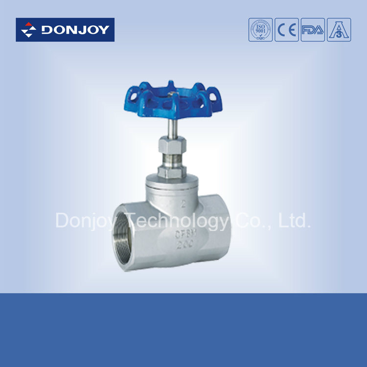 Industrial Threaded Globe Valve Stainless Steel 304