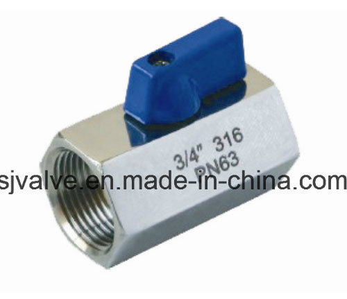 Pressure Reducing Soft Seated Mini Ball Valve