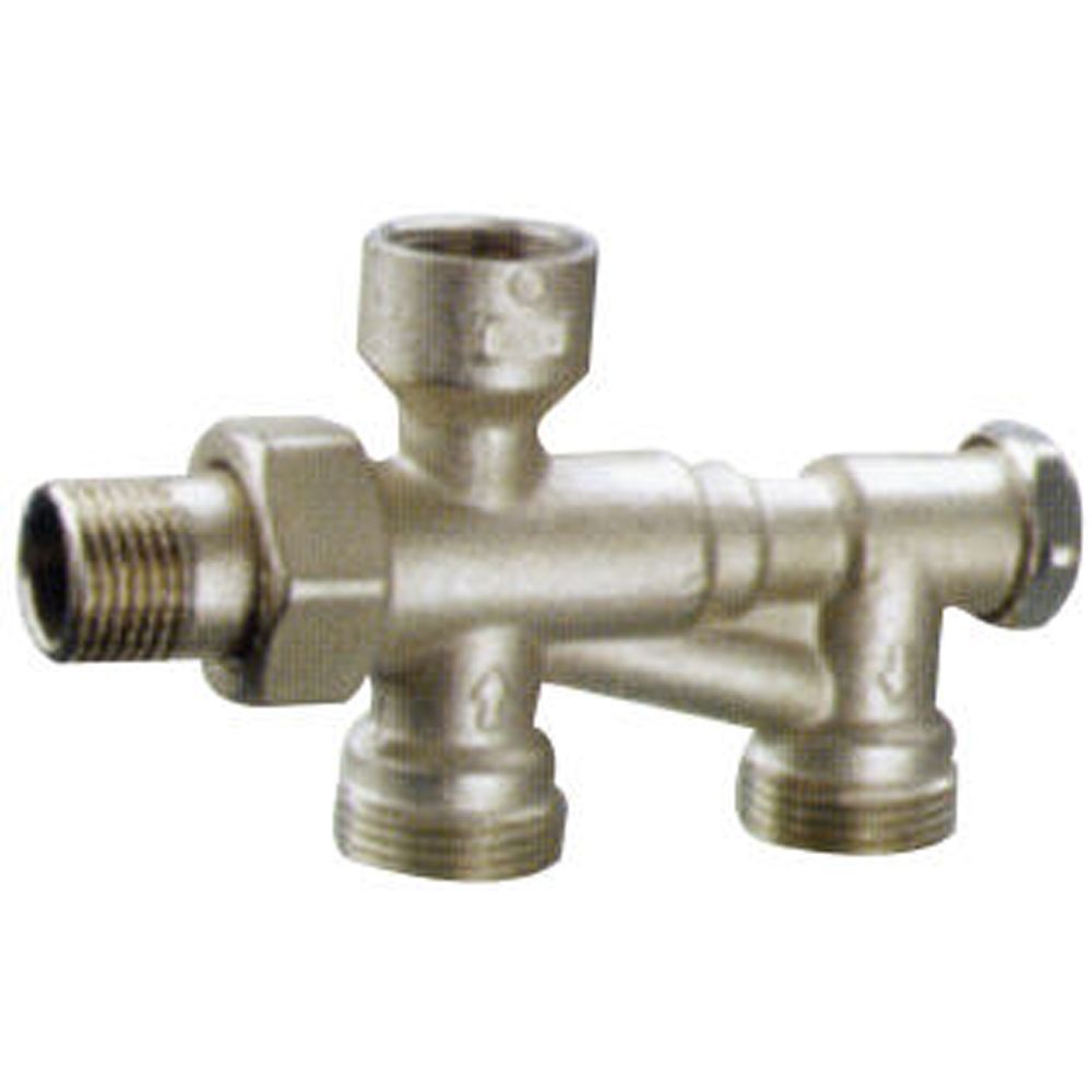 Brass Angle Radiator Valve with Nickle Plated