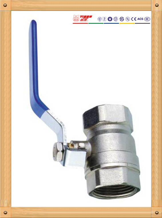 2PCS Brass Ball Valve with Steel Handle