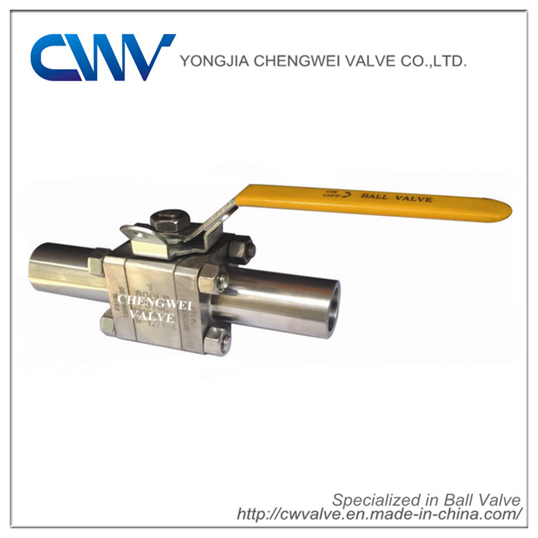 Floating Forged Steel Ball Valve with Extended Pipe