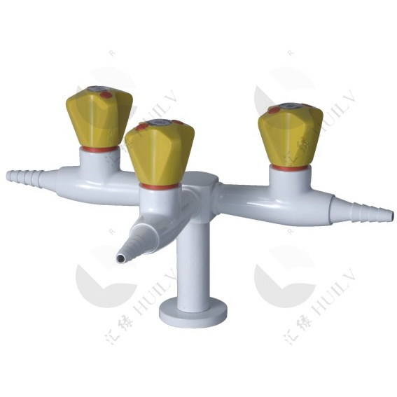 Lab Fittings Bench Top Triple Head Gas Valve (HL-QK005)