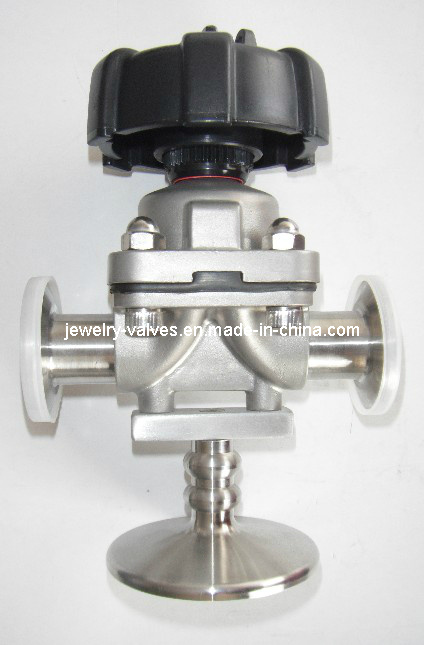 Food Grade Sanitary Stainless Steel Pneumatic Diaphragm Valve