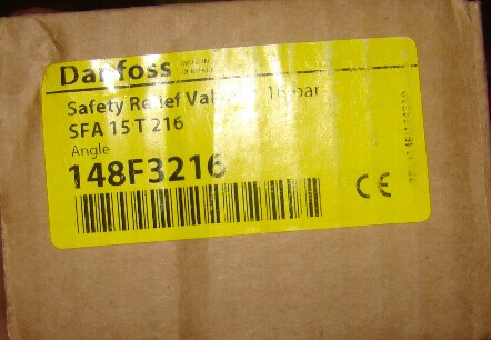 Danfoss Refrigeration Safety Relief Valve Angle 16bar (148F3216)