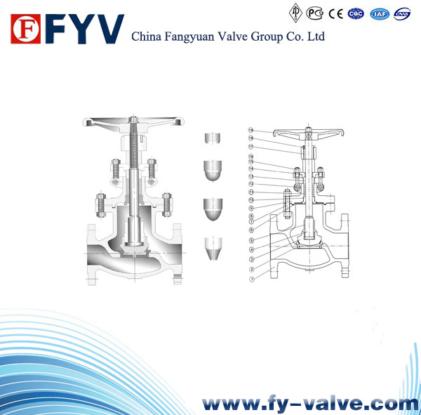 Bs1873 Cast Steel Globe Valve