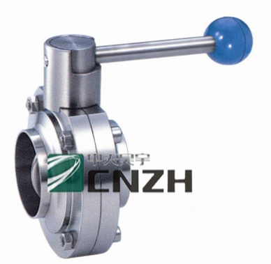 Sanitary Clamped Butterfly Valve
