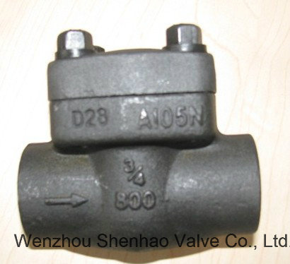 A105 Forged Check Valve with Flange or Thread Ends