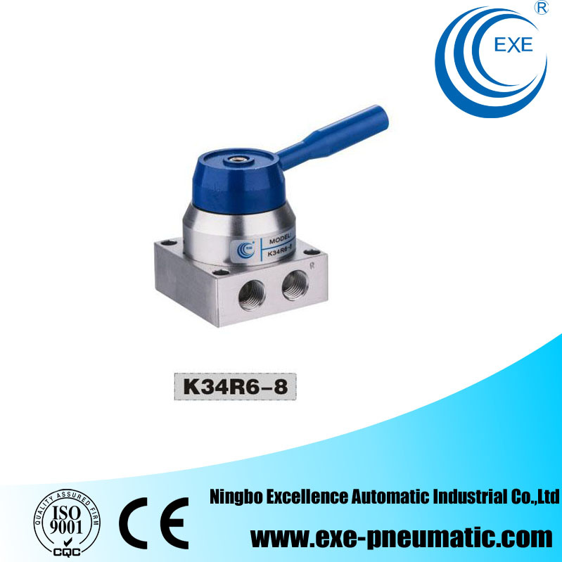 Exe K34r6 Series Solenoid Valve/Manual Rotation Valve K34r6-08