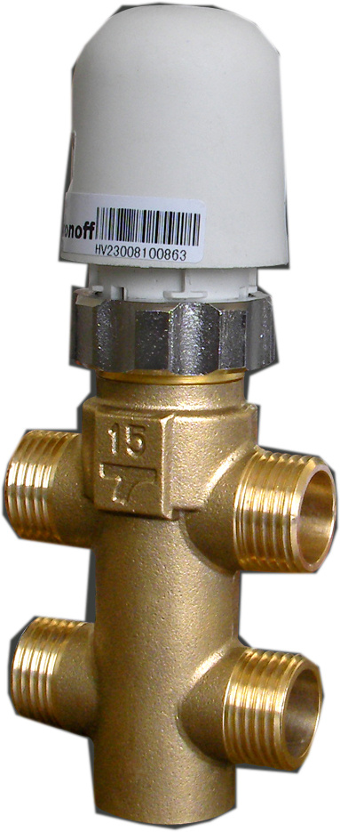 4 Port 3 Ways Electric Brass Valve (EFOT015-16C)