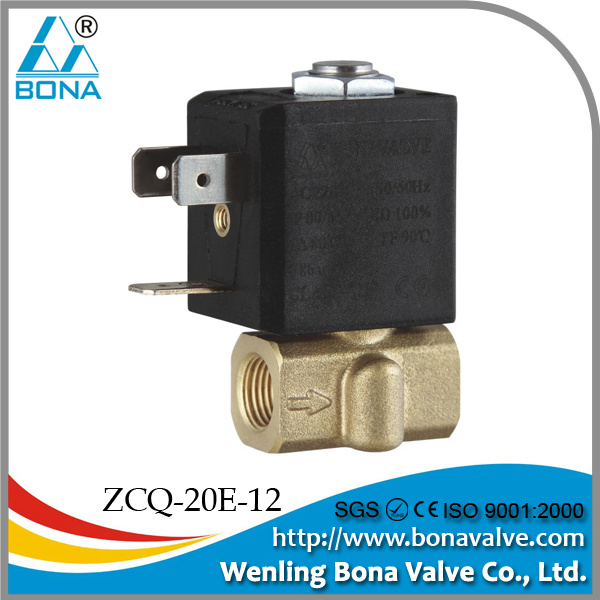 Bona Brass Solenoid Valve for Welding Machinezcq-20e-12