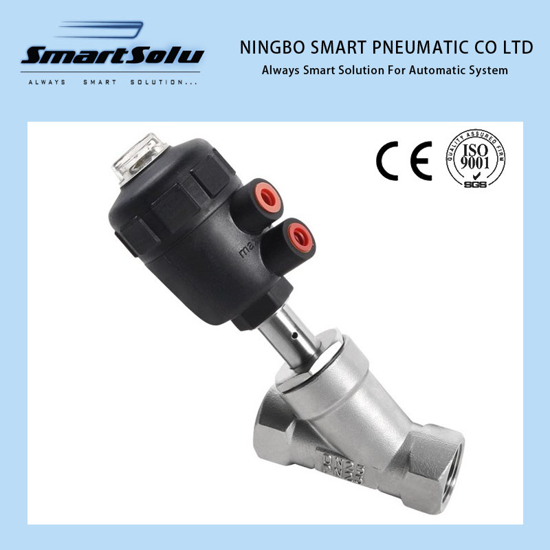 Smart Jzf Series Pneumatic 2 Way Angles Seat Valve