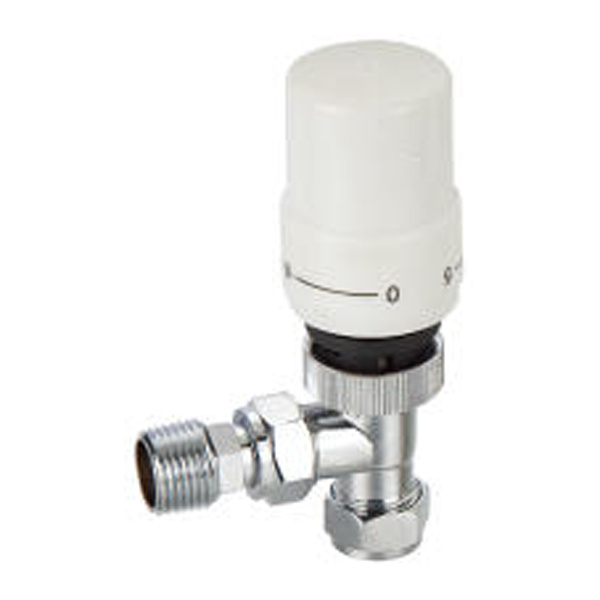 Brass Angle Radiator Valve with Nickle Plated
