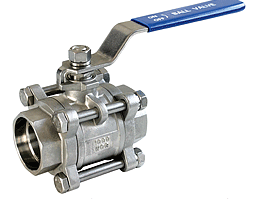 Precision Casting Stainless Steel 3PC Socket Weld Ball Valve