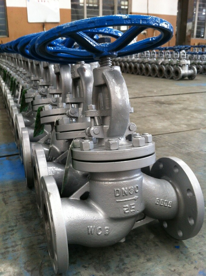 A216 Wcb Rising Stem Globe Valve (DN80 PN25)