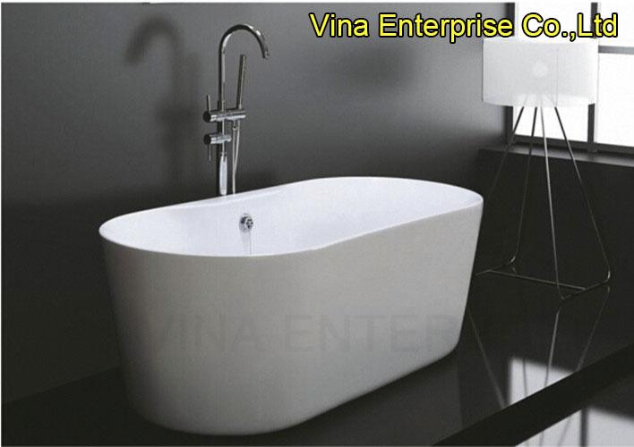 Fashion Freestanding Seamless Acrylic Bathtub