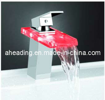 Glass LED Basin Mixer
