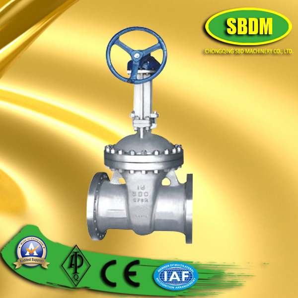 Bolted Bonnet Flange Gate Valve for Gear Operation