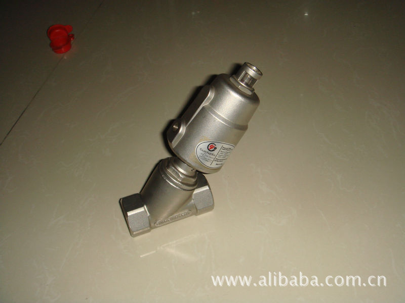 Nc-Threaded Pneumatic Angle Seat Valve