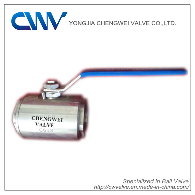 2PCS Stainless Steel Forged Ball Valve with Female Thread