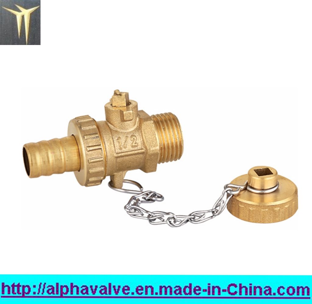 Standard Bore Brass Ball Valve with Cap (a. 0126)