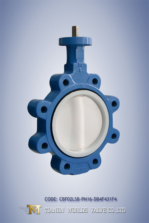 PTFE Coated Lug Butterfly Valve