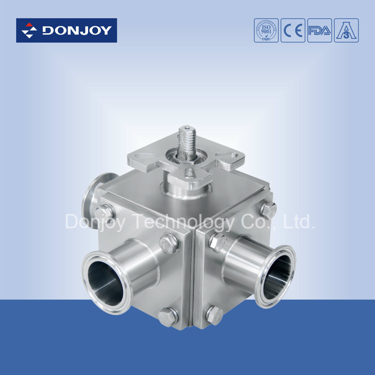 Pneumatic Three-Way Non-Retention Ball Valve