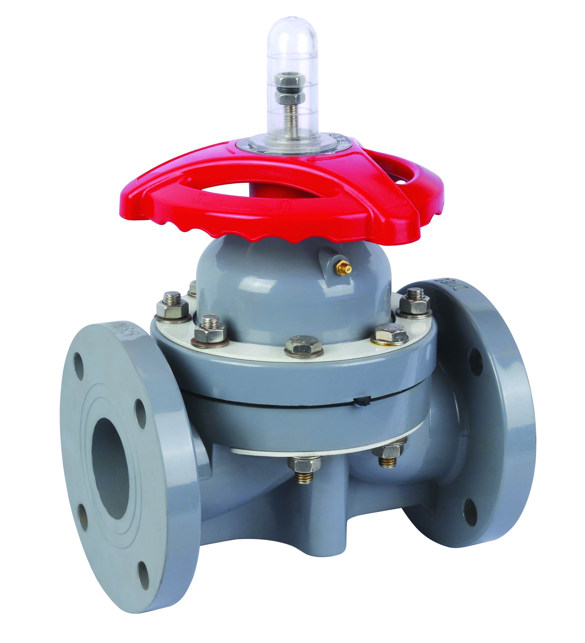 CPVC Diaphragm Valve/CPVC Flange Type Diaphragm Valve (G61F-6C)