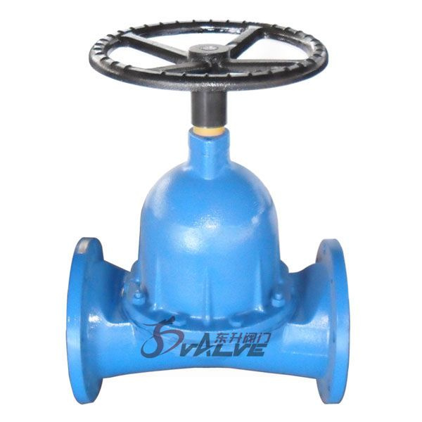 Cast Iron Rubber Lined Chemical Diaphragm Valve