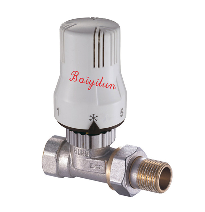 Automatic Straight Brass 20mm Thermostatic Radiator Valve