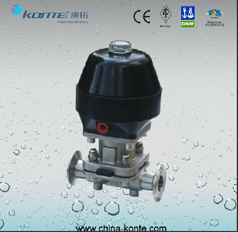 Pneumatic Tri-Clamped Diaphragm Valve