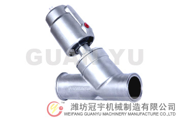 Nc-Clamp Pneumatic Angle Seat Valve