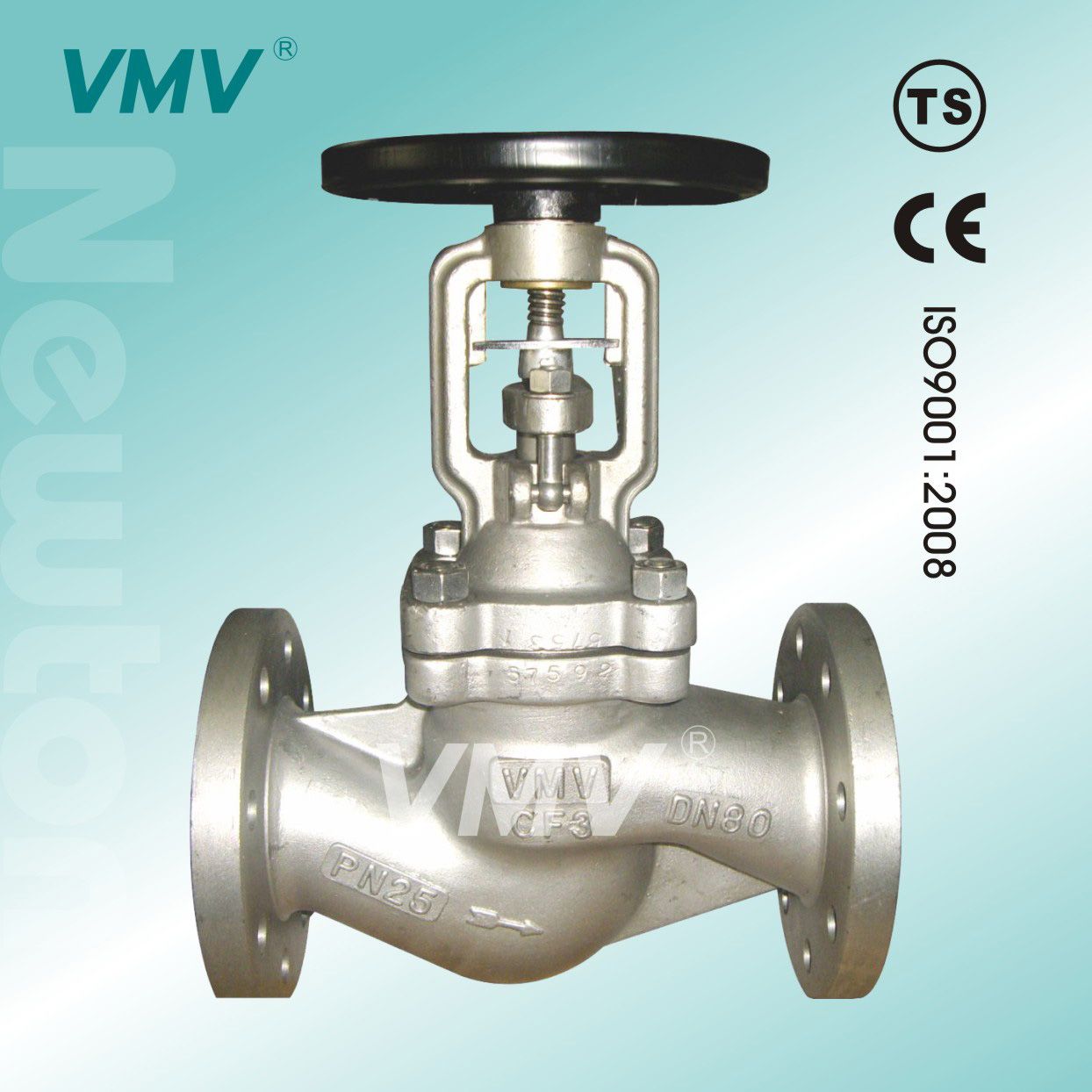 Stainless Steel Bellows Seal Globe Valve