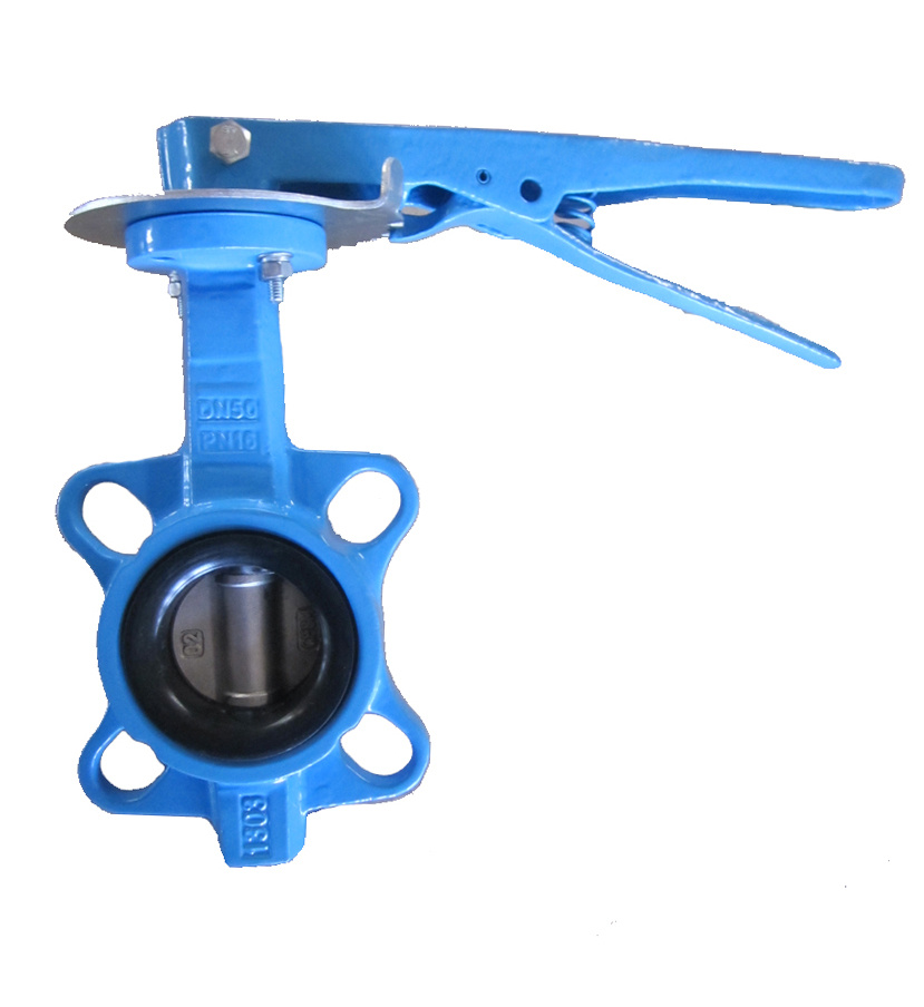 Centre Lined Wafer Butterfly Valve with Lever Operation