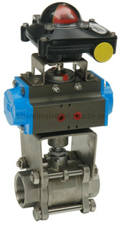 Pneumatic Teeth Ball Valve