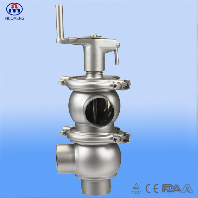 Sanitary Stainless Steel Manual Welded Reversing Valve (SMS-No. RJ0004)