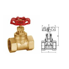 Metal Seal Brass Globe Valve J11t-16t