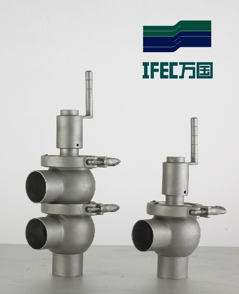 Sanitary Stainless Steel Manual Reversal Valve (IFEC-SD100001)