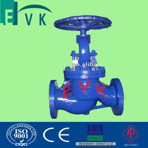 DIN Stainless Steel 304 Flange Globe Valve