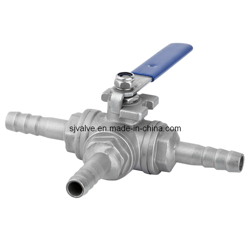 CE Stainless Steel 3 Way Ball Valve