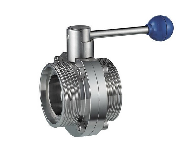 304/316L Sanitary Male/Male Butterfly Valve (DYT-15)