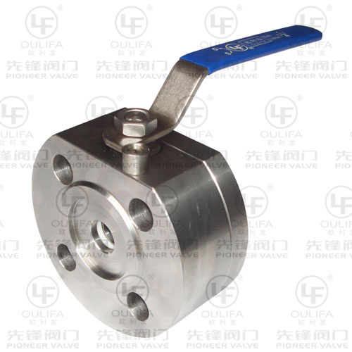 2PC Split Body Wafer Thin Ball Valve