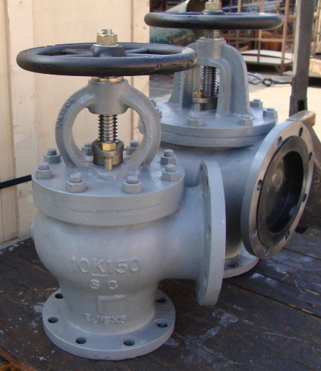 Cast Steel Angle Valve for Marine (JISF7320)