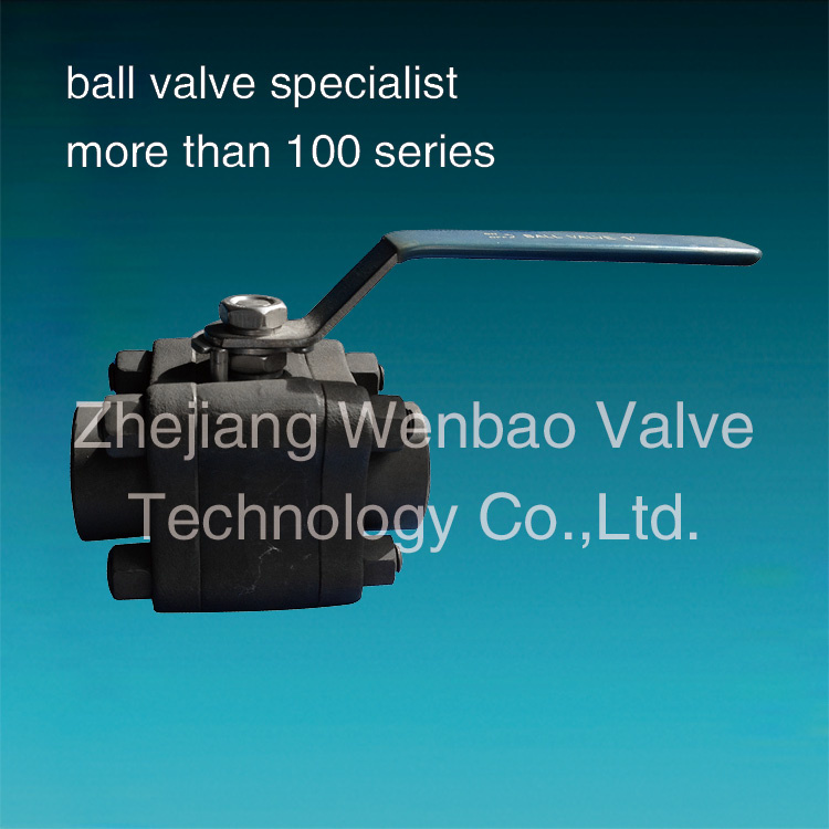 3PC High Pressure Forged Steel Ball Valve 800lb