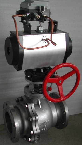 Pneumatic Actuator Ball Valve (RF Flanged ANSI 150LB)