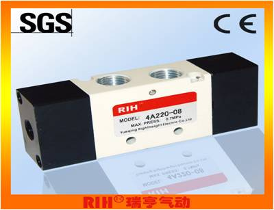 Pneumatic 1/4'' 5way Air Control Valve Solenoid Valve (4A220-08)