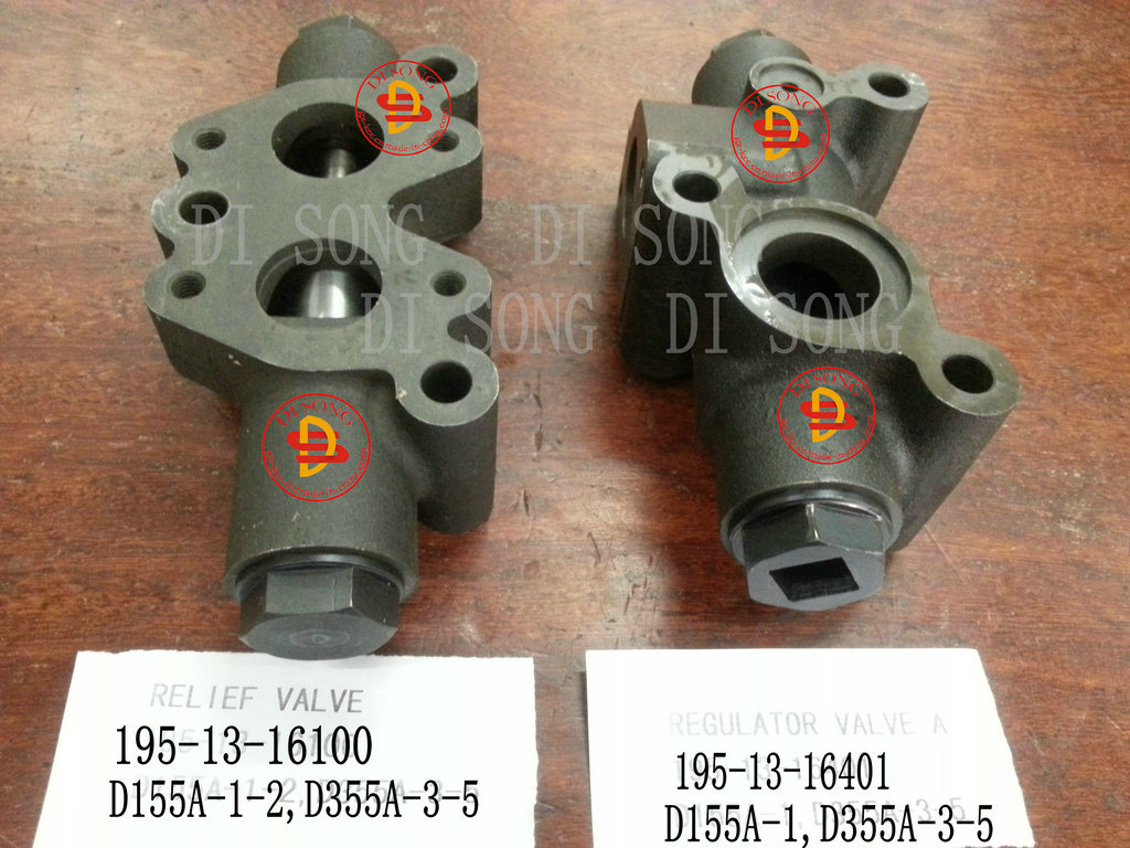 Komatsu D155, D355 Spare Parts, Relief Valve (195-13-16401)